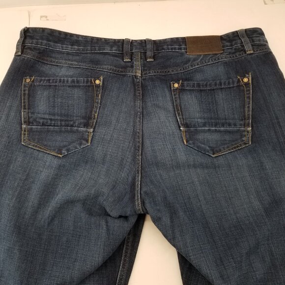 Robert Graham Classic Yates Jeans Men's Light Whiskering Distress 42 x 30 - Picture 4 of 15